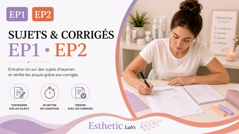 Sujets et corrigés EP1 / EP2