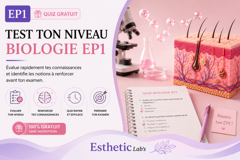 QUIZ Gratuit
Test ton niveau Biologie EP1