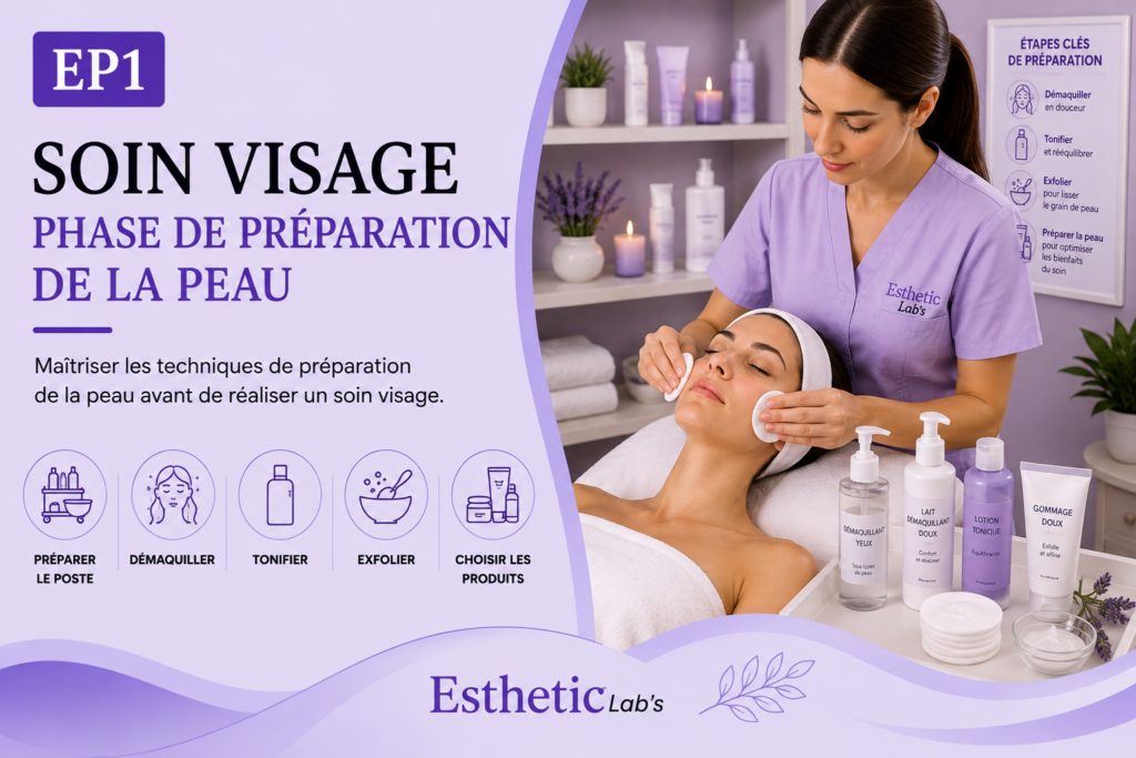 EP1 – Soin visage
2. Phase de préparation de la peau