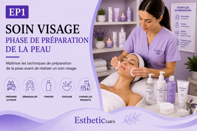 EP1 – Soin visage
2. Phase de préparation de la peau