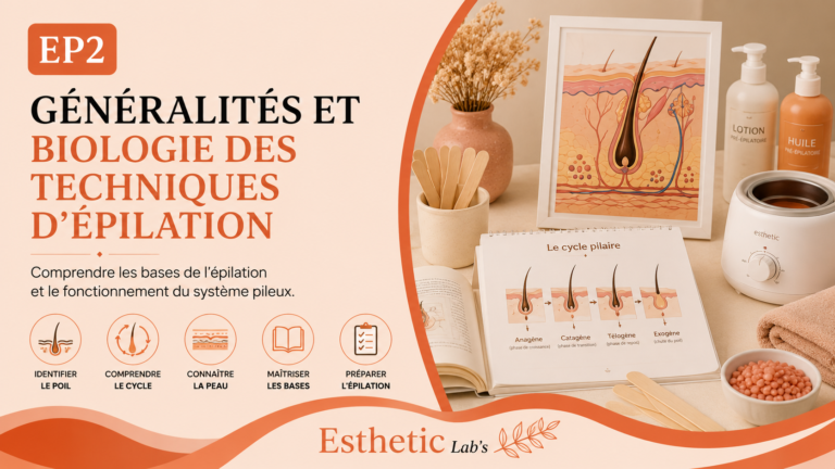 EP2 – 1. Généralités et Biologie des techniques d’épilation