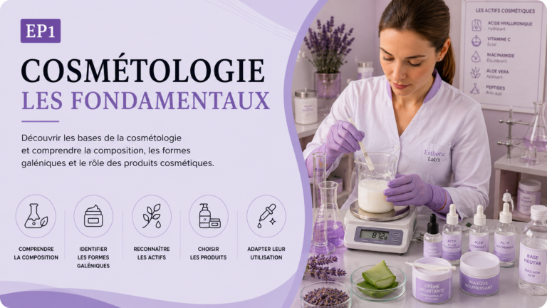 EP1 – Cosmétologie
Les fondamentaux