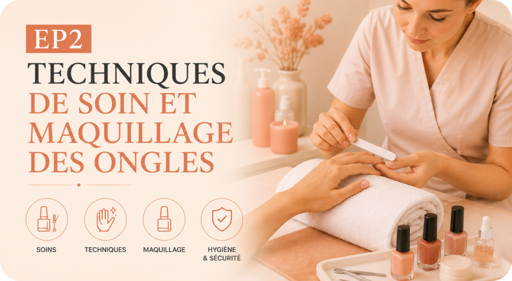 EP2 – Techniques de soin et maquillage des ongles