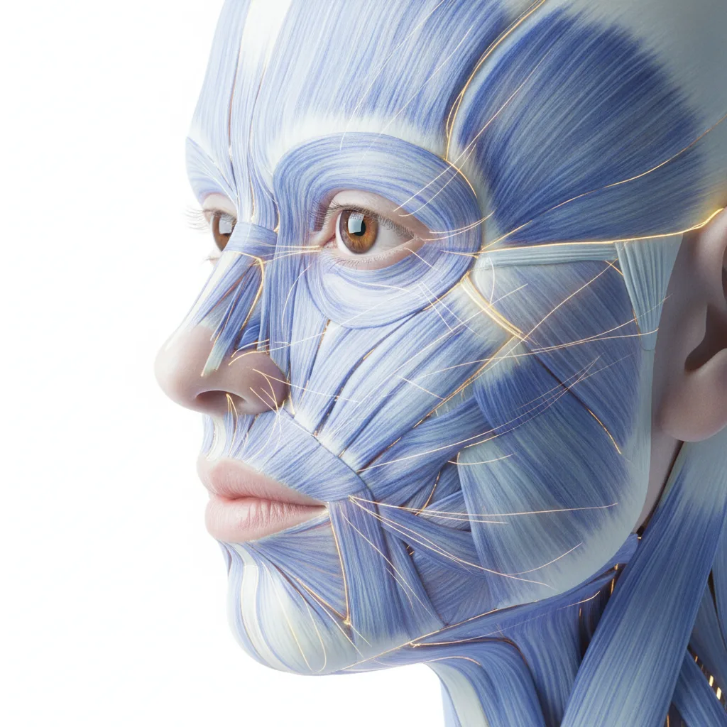 Système musculaire du visage | Schéma & Mémo CAP Esthétique